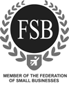 FSB membership emblem: Member of the Federation of Small Businesses